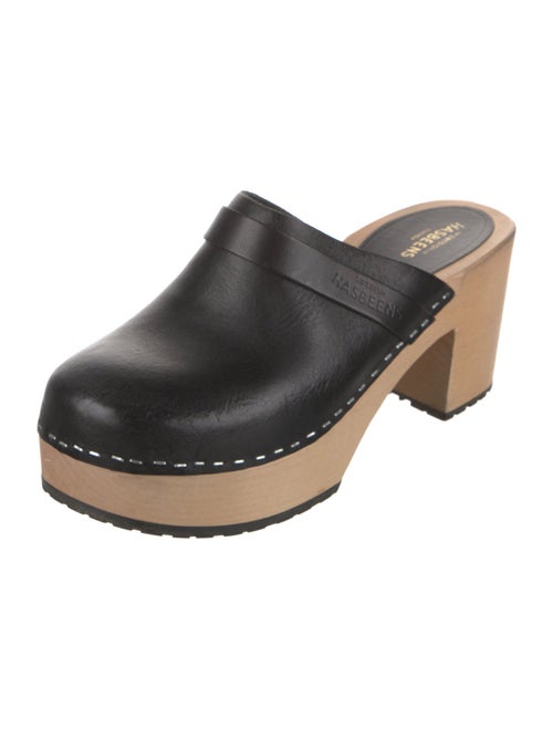 Swedish Hasbeens Leather Mules