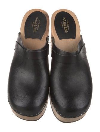 Swedish Hasbeens Leather Mules