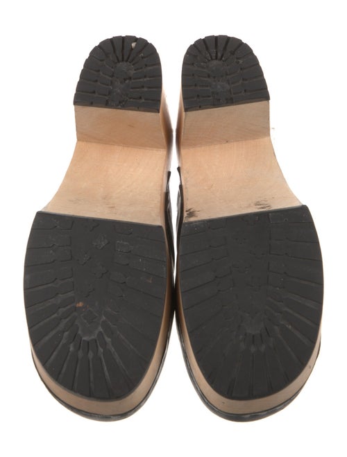 Swedish Hasbeens Leather Mules