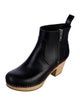 Swedish Hasbeens Leather Rain Boots