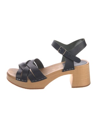 Swedish Hasbeens Leather Sandals