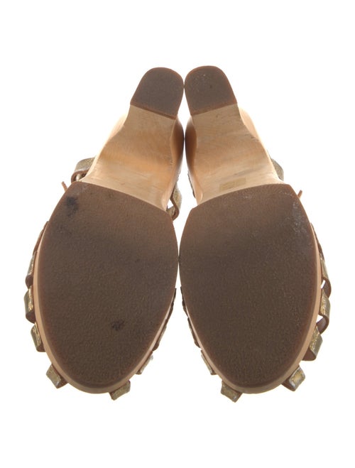 Swedish Hasbeens Leather T-Strap Pumps