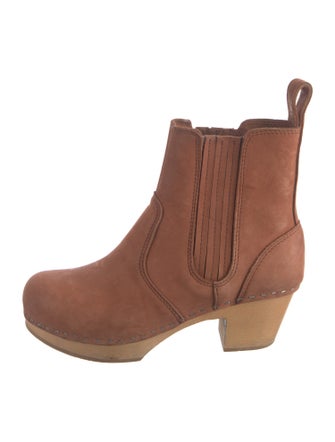 Swedish Hasbeens Leather Chelsea Boots