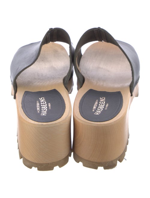 Swedish Hasbeens Leather Slides
