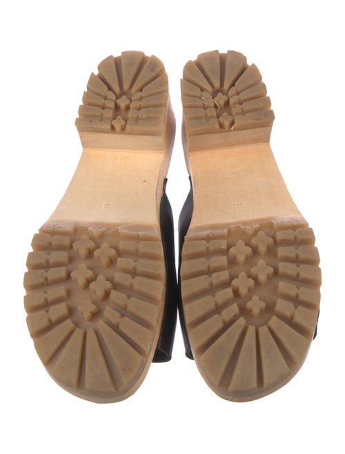 Swedish Hasbeens Leather Slides