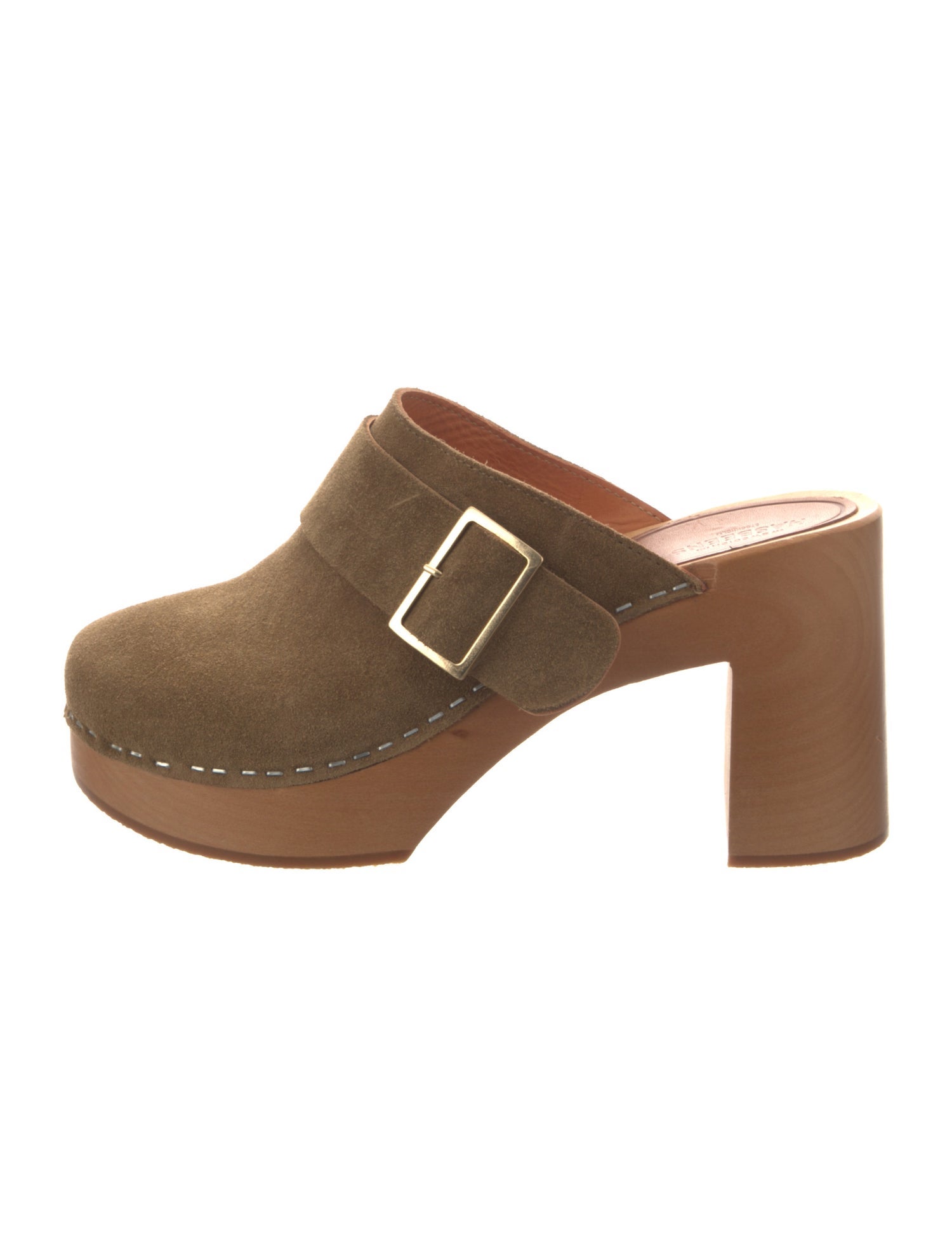 Swedish Hasbeens Suede Mules