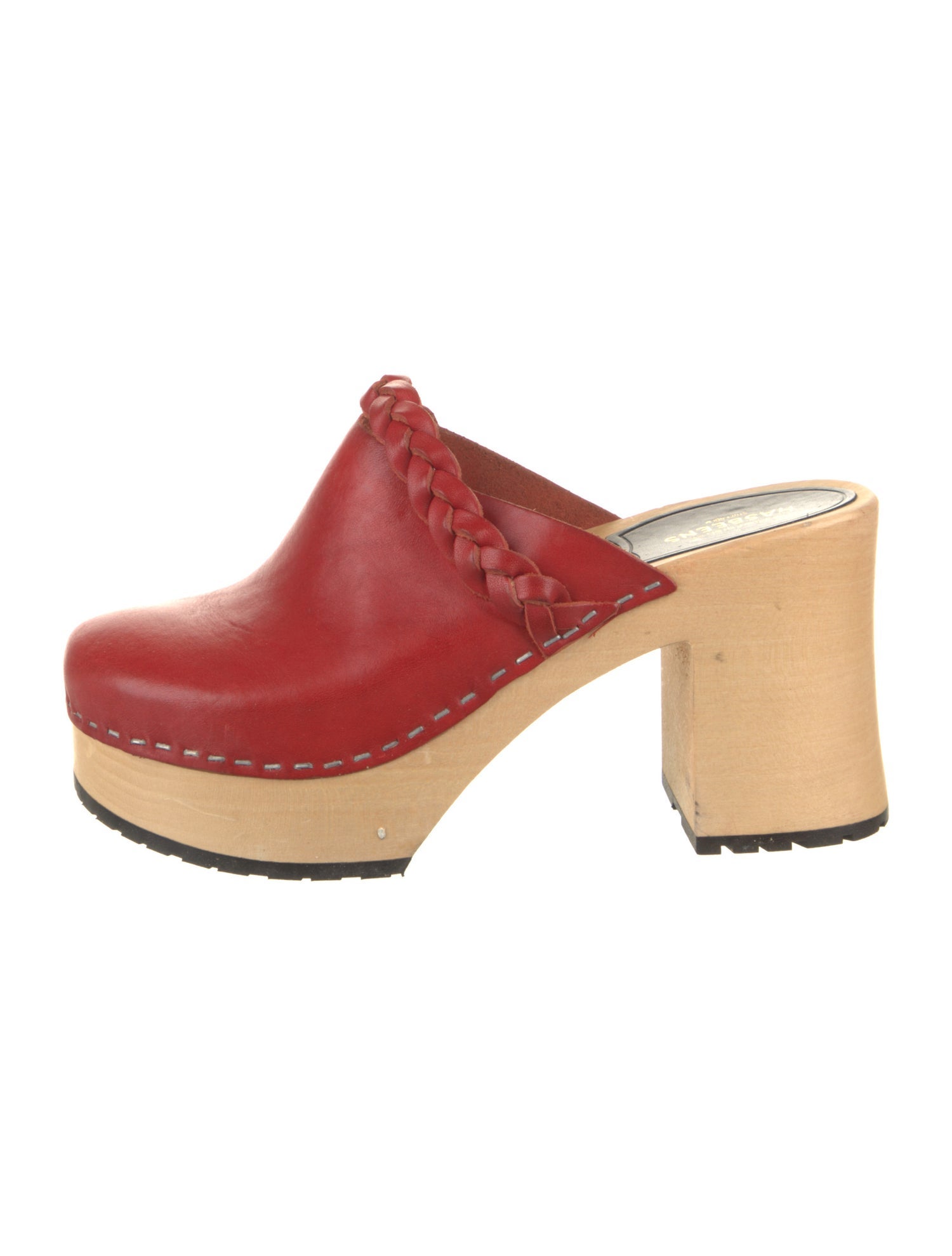 Swedish Hasbeens Leather Mules