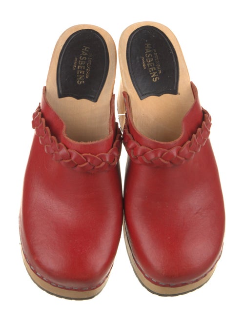 Swedish Hasbeens Leather Mules