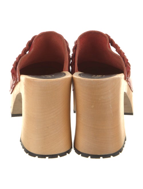 Swedish Hasbeens Leather Mules