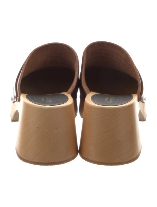 Swedish Hasbeens Leather Mules