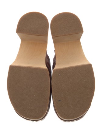 Swedish Hasbeens Leather Mules