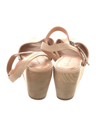 Swedish Hasbeens Leather Studded Accents Sandals