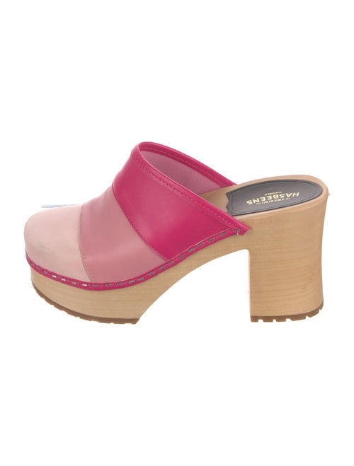 Swedish Hasbeens Leather Mules