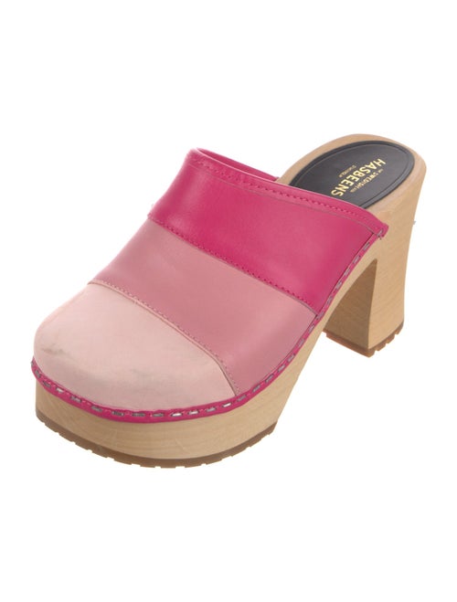 Swedish Hasbeens Leather Mules