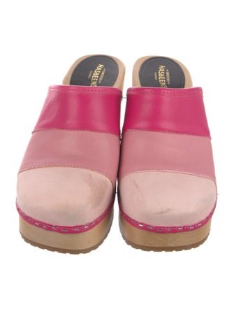 Swedish Hasbeens Leather Mules