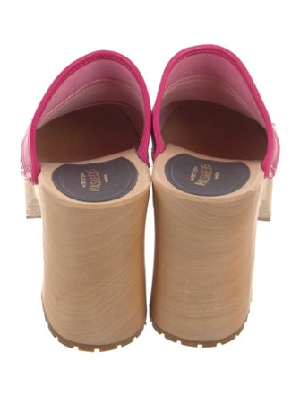 Swedish Hasbeens Leather Mules