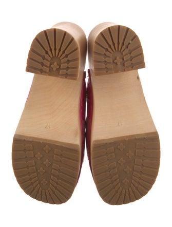 Swedish Hasbeens Leather Mules