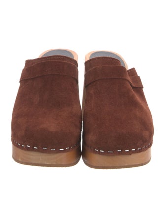 Swedish Hasbeens Leather Mules