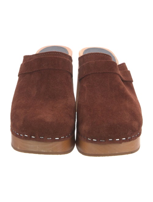 Swedish Hasbeens Leather Mules