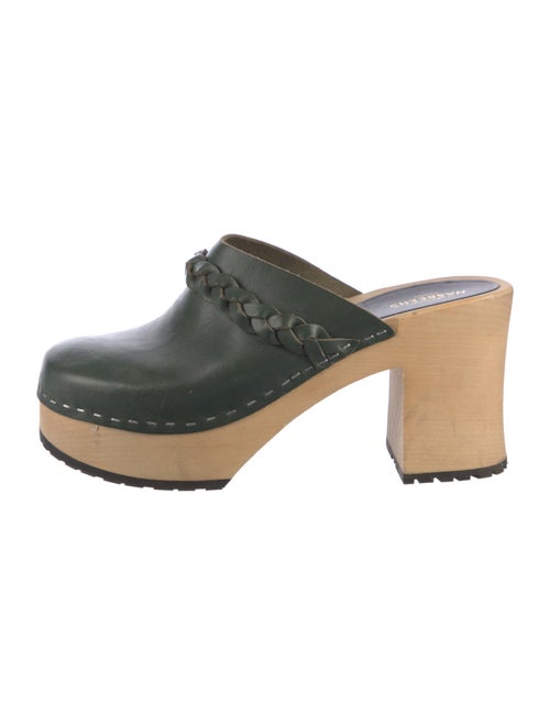 Swedish Hasbeens Leather Mules