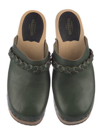 Swedish Hasbeens Leather Mules