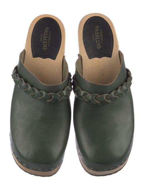 Swedish Hasbeens Leather Mules