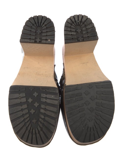 Swedish Hasbeens Leather Mules