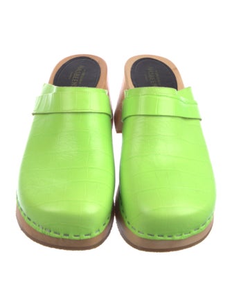 Swedish Hasbeens Leather Mules