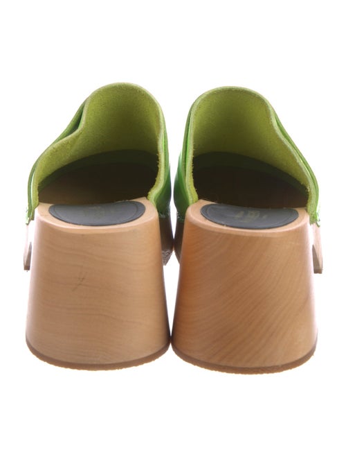 Swedish Hasbeens Leather Mules