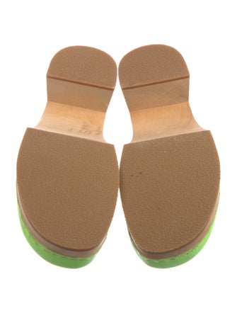 Swedish Hasbeens Leather Mules