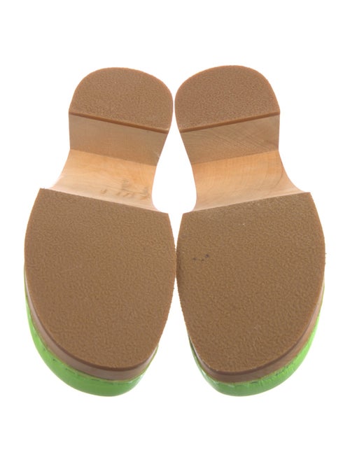 Swedish Hasbeens Leather Mules