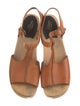 Swedish Hasbeens Leather T-Strap Sandals