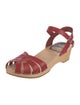 Swedish Hasbeens Leather Slingback Sandals