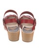 Swedish Hasbeens Leather Slingback Sandals