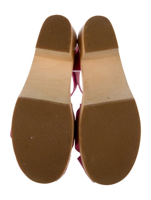 Swedish Hasbeens Leather Slingback Pumps