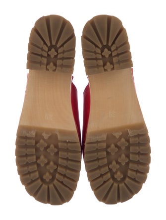 Swedish Hasbeens Leather Slides