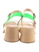 Swedish Hasbeens Leather Slingback Sandals