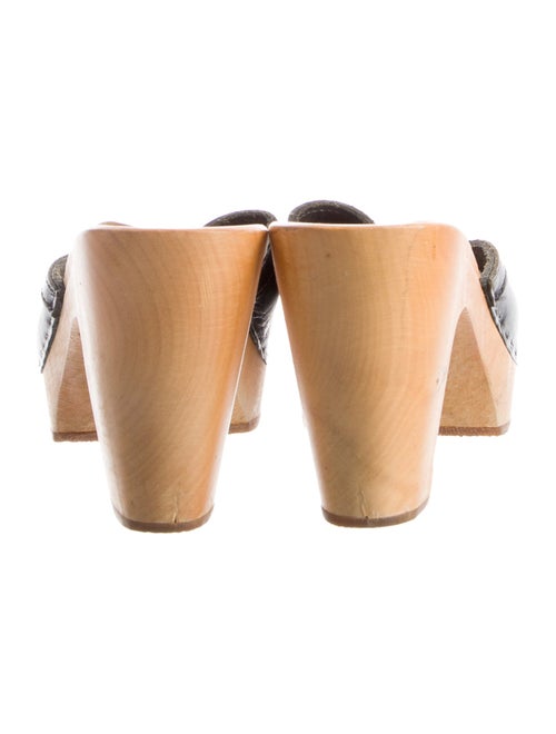 Swedish Hasbeens Leather Slides