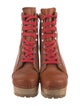 Swedish Hasbeens Leather Combat Boots