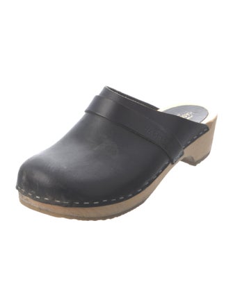 Swedish Hasbeens Leather Mules