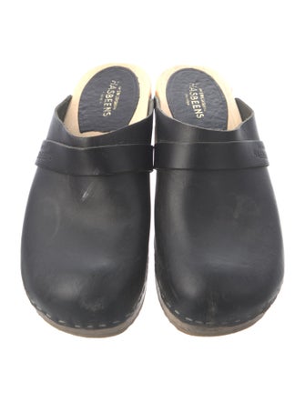 Swedish Hasbeens Leather Mules