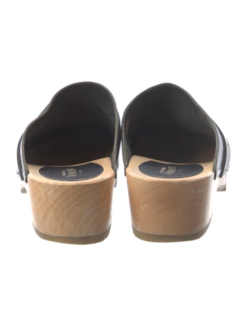 Swedish Hasbeens Leather Mules