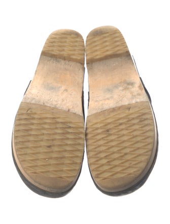 Swedish Hasbeens Leather Mules