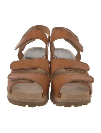 Swedish Hasbeens Leather Slingback Sandals