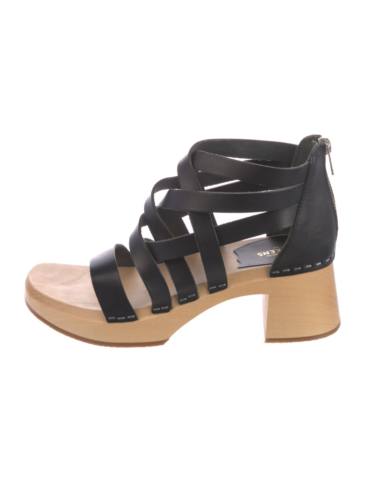 Swedish Hasbeens Leather Sandals