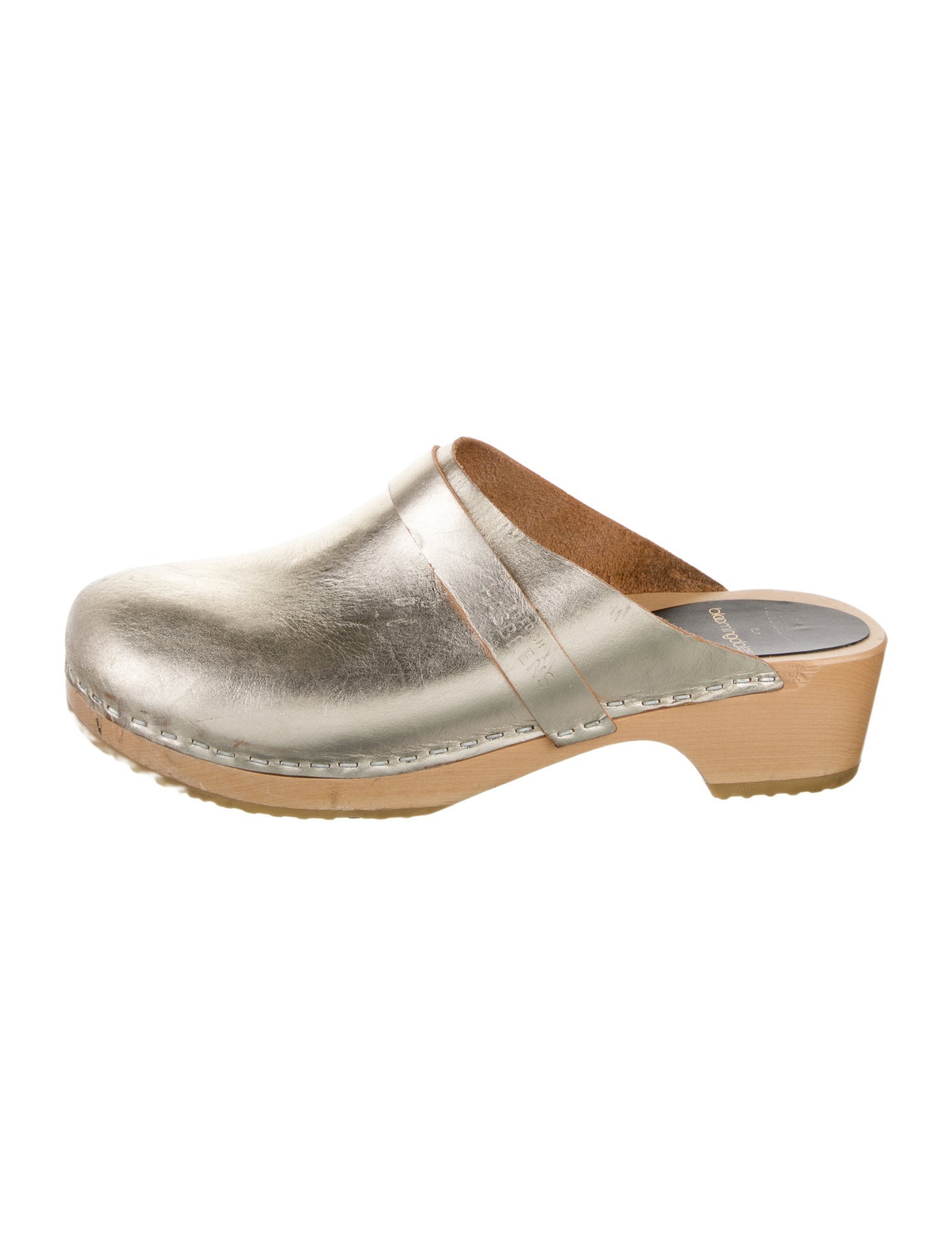 Swedish Hasbeens Leather Mules