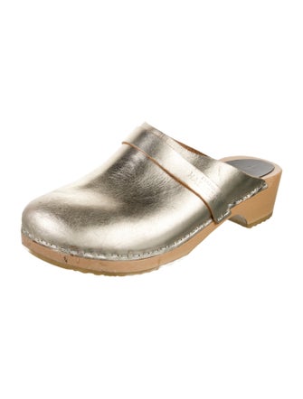 Swedish Hasbeens Leather Mules