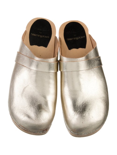 Swedish Hasbeens Leather Mules