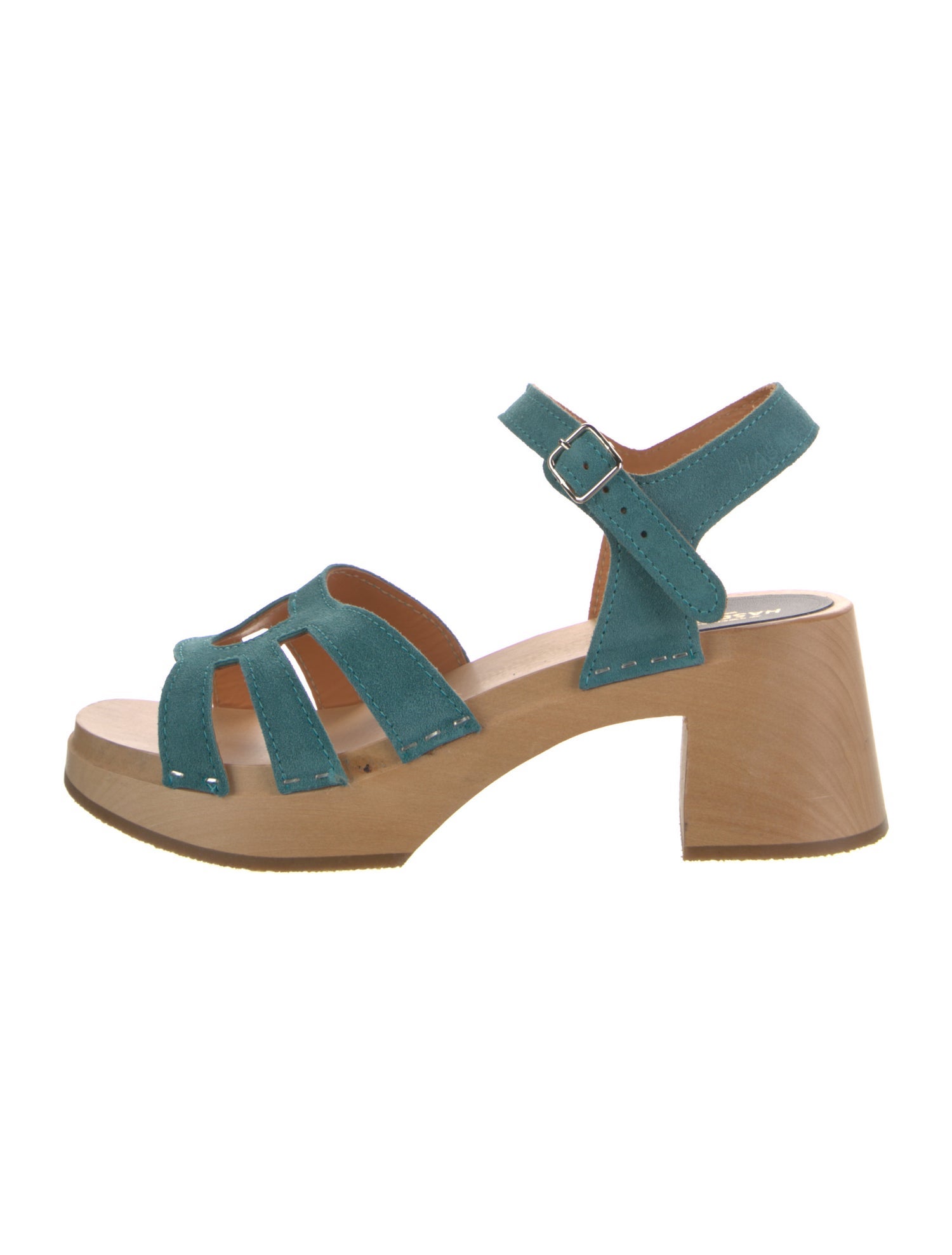 Swedish Hasbeens Suede Sandals