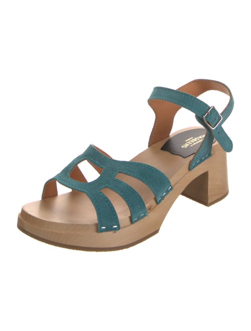 Swedish Hasbeens Suede Sandals